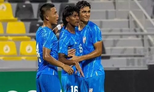 മലയാളി താരം സുഹൈലിന്റെ മാന്ത്രിക ഗോൾ; അണ്ടർ23 ഏഷ്യാകപ്പ് യോഗ്യത മത്സരത്തിൽ ബഹ്റൈനെ വീഴ്ത്തി ഇന്ത്യ