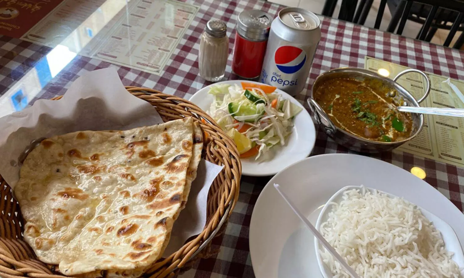 chapati and pepsi