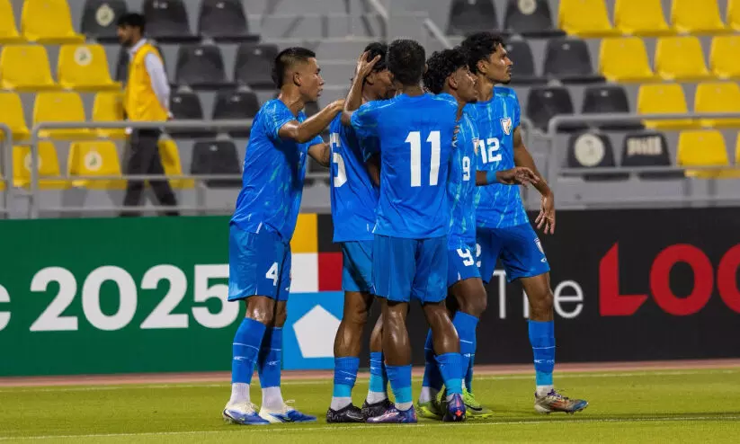 അ​ണ്ട​ർ 23 ഏ​ഷ്യ ക​പ്പ് യോ​ഗ്യ​ത; ഇ​ന്ത്യ​ക്ക് വി​ജ​യ​ത്തു​ട​ക്കം