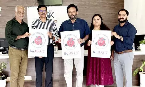 ‘ഹൃ​ദ​യം കൈ​വി​ടാ​തെ നോ​ക്കാം’... മാധ്യമം-ബി.കെ.സി.സി കാമ്പയിൻ ലോഗോ പുറത്തിറക്കി