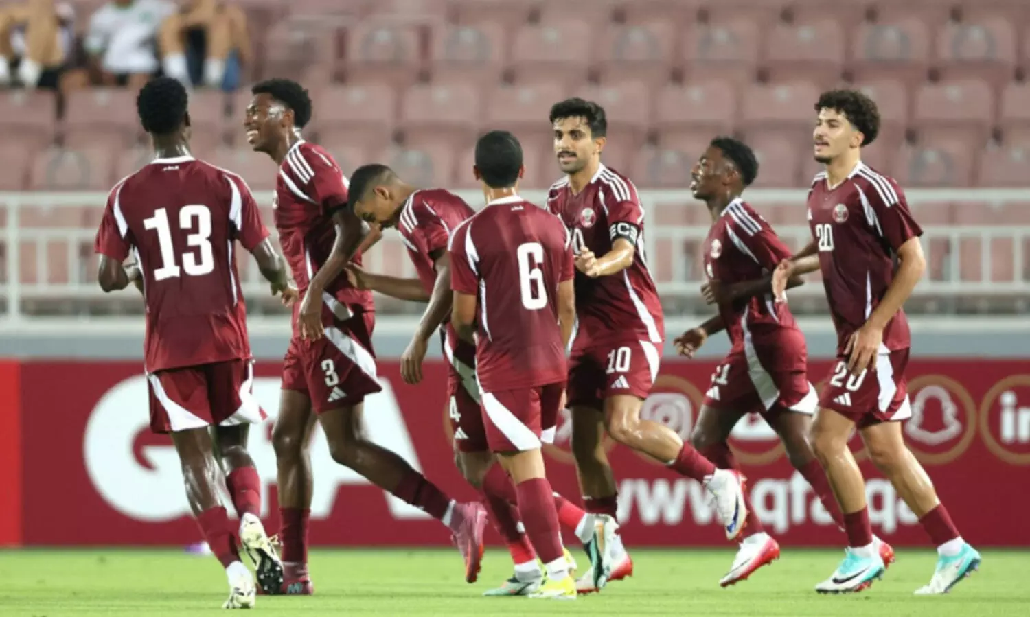 ബ്രൂ​ണെ​യെ ത​ക​ർ​ത്ത് ഖ​ത്ത​ർ; ഏ​ക​പ​ക്ഷീ​യ​മാ​യ 13 ഗോ​ളു​ക​ൾ​ക്ക് ഖ​ത്ത​റി​ന്റെ തേ​രോ​ട്ടം