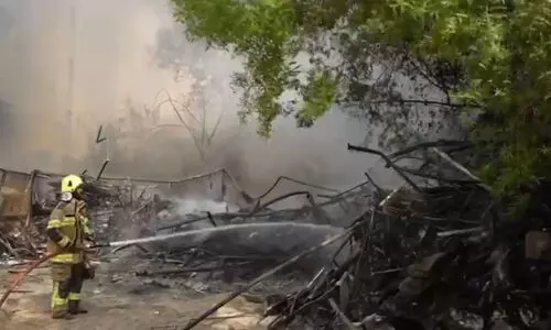 അജ്മാനിൽ താമസ കേന്ദ്രത്തിന് തീപിടിച്ചു