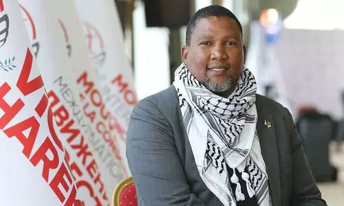 ഗസ്സയി​ലേക്കുള്ള കപ്പലിൽ ഞാനുമുണ്ടാകും -നെൽസൻ മ​ണ്ടേലയുടെ പേരമകൻ; ‘ഫലസ്തീനിലേത് കറുത്ത വർഗക്കാർ നേരിട്ട വംശവിവേചനത്തേക്കാൾ ഭീകരം’