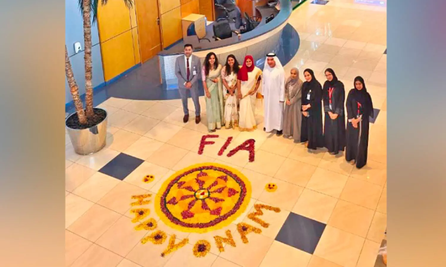 ഫു​ജൈ​റ വി​മാ​ന​ത്താ​വ​ളം ഓ​ണം ആ​ഘോ​ഷി​ച്ചു