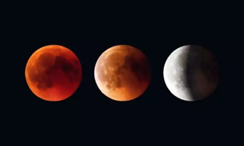 ഇ​ന്നു കാ​ണാം പൂ​ർ​ണ ച​ന്ദ്ര​ഗ്ര​ഹ​ണം; ഗ്ര​ഹ​ണം വൈ​കീ​ട്ട് 6.28 മു​ത​ൽ 11.55 വ​രെ