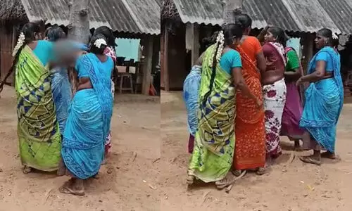 തമിഴ്നാട്ടിൽ ഭൂമി തർക്കത്തിന്റെ പേരിൽ സ്ത്രീയെ മരത്തിൽ കെട്ടിയിട്ട് ക്രൂരമായി മർദിച്ചു; ദൃശ്യങ്ങൾ പുറത്ത്