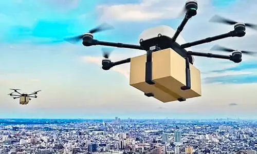 drone delivery starts in saudi