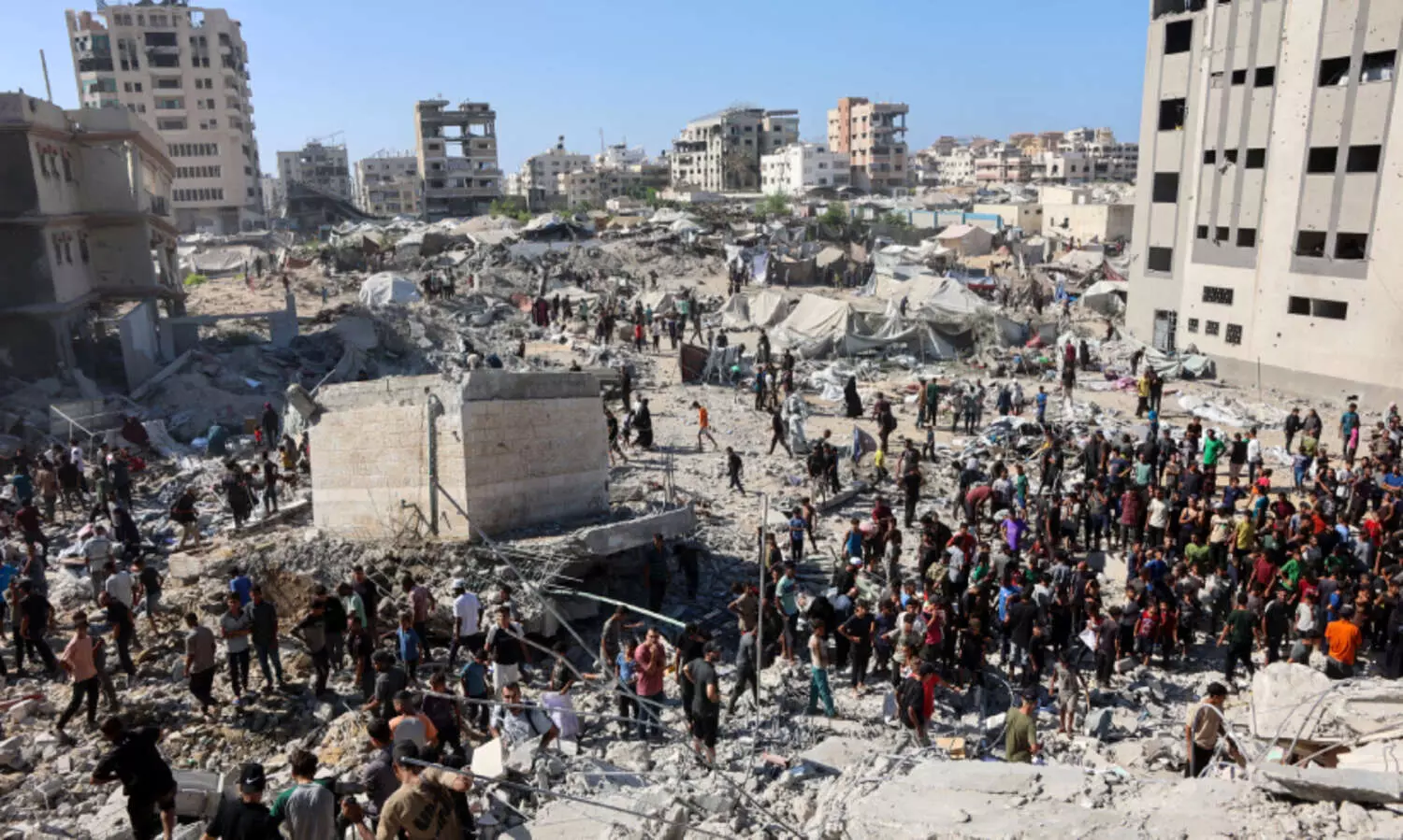 ഗസ്സ സിറ്റിയിൽ നരനായാട്ട് തുടർന്ന് ഇസ്രായേൽ; ഹമാസിന് അന്ത്യശാസനവും വെടിനിർത്തൽ നിർദേശവുമായി ട്രംപ്