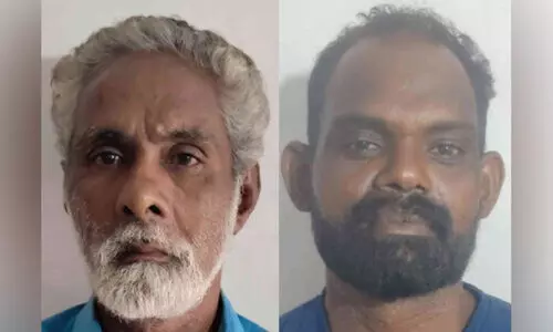 ഭി​ത്തി​ തു​ര​ന്ന് മ​ദ്യം ക​വ​ർ​ന്ന കേ​സി​ൽ ര​ണ്ടു​പേ​ർ പി​ടി​യി​ൽ