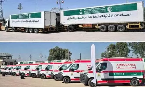 സിറിയൻ ജനതക്ക് വീണ്ടും സഹായഹസ്തവുമായി സൗദി അറേബ്യ സിറിയൻ ജനതക്ക് വീണ്ടും സഹായഹസ്തവുമായി സൗദി അറേബ്യ