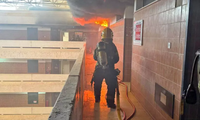 ഹവല്ലിയിലെ ഓഫിസ് കെട്ടിടത്തിൽ തീപിടിച്ചു