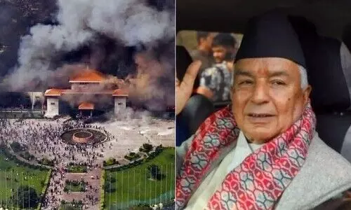 പാർലമെന്റ് മന്ദിരം അഗ്നിക്കിരയാക്കി ‘ജെൻ സി’ പ്രക്ഷോഭകർ; പ്രസിഡന്റും രാജിവെച്ചു, നേപ്പാളിൽ രാഷ്ട്രീയ പ്രതിസന്ധി പാർലമെന്റ് മന്ദിരം അഗ്നിക്കിരയാക്കി ‘ജെൻ സി’ പ്രക്ഷോഭകർ; പ്രസിഡന്റും രാജിവെച്ചു, നേപ്പാളിൽ രാഷ്ട്രീയ പ്രതിസന്ധി