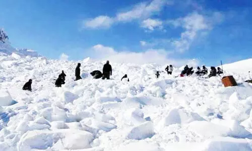 avalanche hits Siachen camp
