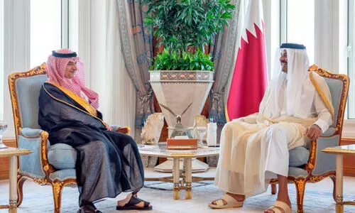 സൗ​ദി അ​റേ​ബ്യ അം​ബാ​സ​ഡ​റു​മാ​യി അ​മീ​ർ കൂ​ടി​ക്കാ​ഴ്ച ന​ട​ത്തി