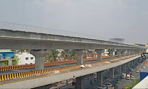 ബംഗളൂരു മെട്രോ ഓറഞ്ച് ലൈൻ വൈകും; ഡബ്ൾഡക്കർ ​ൈഫ്ലഓവർ കൂട്ടിച്ചേർത്ത് ബി.എം.ആർ.സി.എൽ