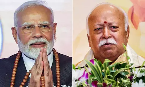 75-ാം ജന്മദിനത്തിൽ മോഹൻ ഭാഗവതിന് മോദിയുടെ വാഴ്ത്ത്; പരിഹസിച്ച് കോൺഗ്രസ്