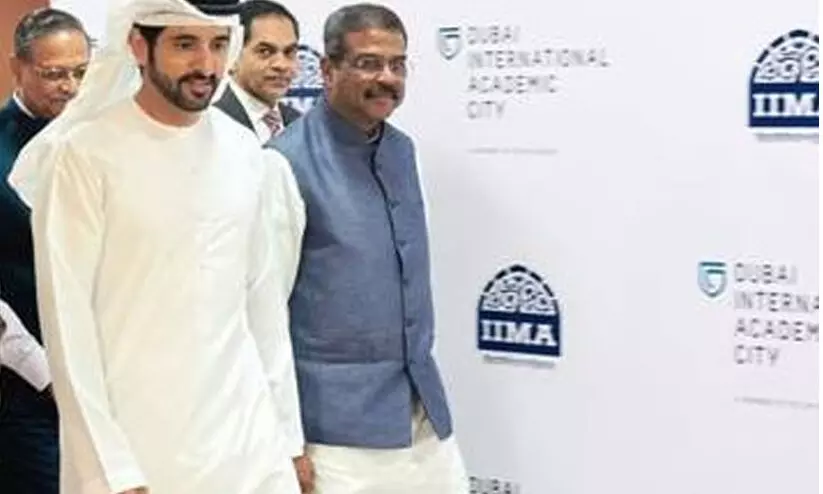 ദുബൈ അകാദമിക്​ സിറ്റിയിൽ ഐ.ഐ.എം അഹമ്മദാബാദ്​ ക്യാമ്പസ്- ശൈഖ്​ ഹംദാൻ ഉദ്​ഘാടനം ചെയ്തു