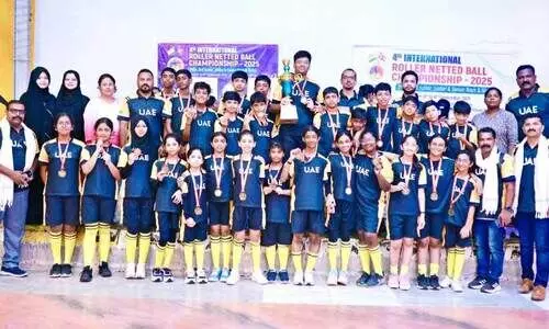 അ​ന്താ​രാ​ഷ്ട്ര റോ​ള​ര്‍ നെ​റ്റ​ഡ് ബാ​ള്‍; യു.​എ.​ഇ ടീ​മി​ന് ര​ണ്ടാം സ്ഥാ​നം