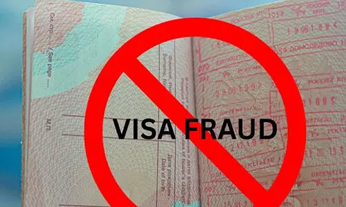 വി​സ ത​ട്ടി​പ്പ്: ര​ണ്ടു​പേ​ർ​ക്ക് ​ഒമ്പ​ത​രല​ക്ഷം ന​ഷ്ട​മാ​യി