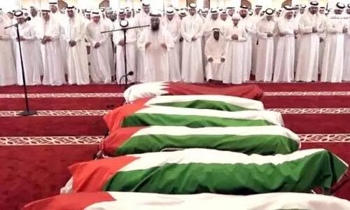 ആ​ക്ര​മ​ണ​ത്തി​ൽ ര​ക്ത​സാ​ക്ഷി​ക​ളാ​യ​വ​ർ​ക്ക് വി​ട