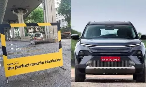 ഇതാണ് ടാറ്റ ഹാരിയർ ഇ.വിക്ക് അനുയോജ്യമായ റോഡ്; പരസ്യത്തിലും വൈവിധ്യമായി ടാറ്റ മോട്ടോർസ്