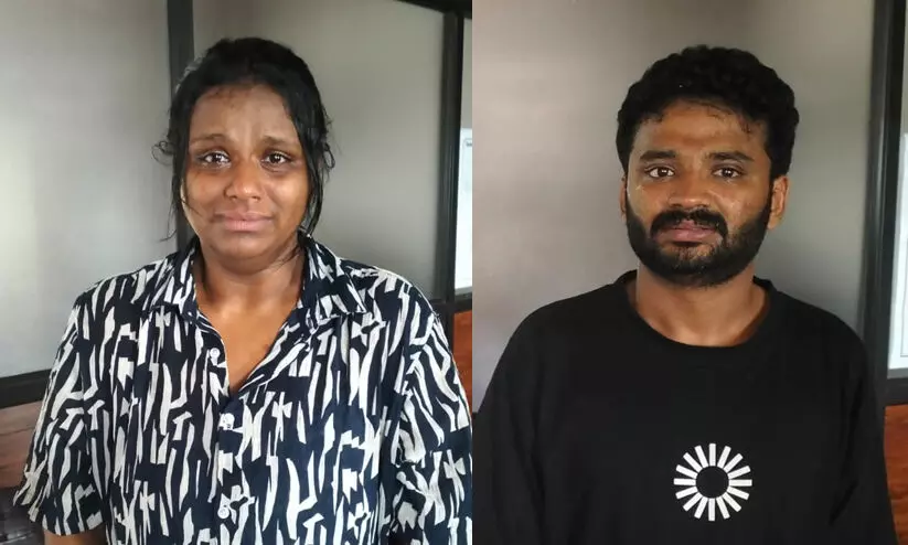 എം.ഡി.എം.എയുമായി യുവാവും യുവതിയും അറസ്റ്റിൽ