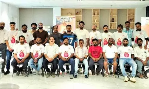 മി​റാ​ക്കി​ൾ എ​ഫ്.​സി രക്​തദാന ക്യാമ്പ്​