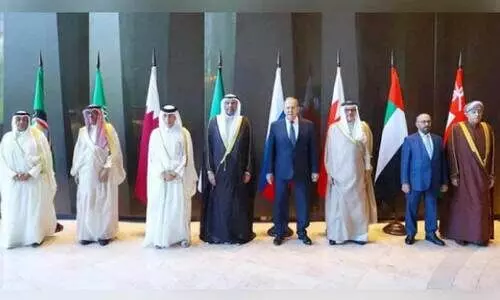 ഇ​സ്രാ​യേ​ൽ ആ​ക്ര​മ​ണം; അ​പ​ല​പി​ച്ച്  ഗ​ൾ​ഫ്-റ​ഷ്യ​ൻ   സം​യു​ക്ത മ​ന്ത്രി​ത​ല​യോ​ഗം