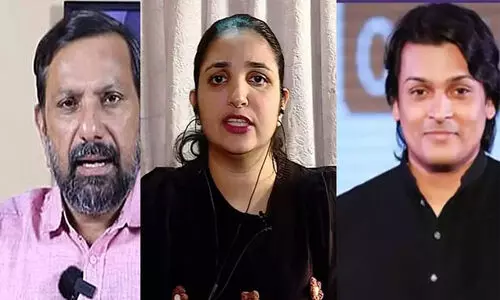 രാഹുൽ ഈശ്വറിനും ഷാജൻ സ്കറിയക്കുമെതിരെ പരാതി നൽകി നടി റിനി ജോർജ്