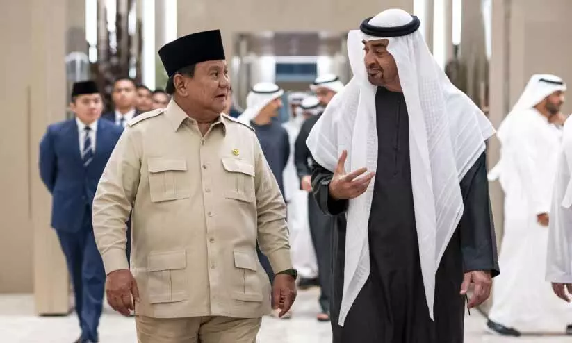 ശൈ​ഖ്​ മു​ഹ​മ്മ​ദ്​ ഇ​ന്തോ​നേ​ഷ്യ​ൻ പ്ര​സി​ഡ​ന്‍റു​മാ​യി കൂ​ടി​ക്കാ​ഴ്ച ന​ട​ത്തി