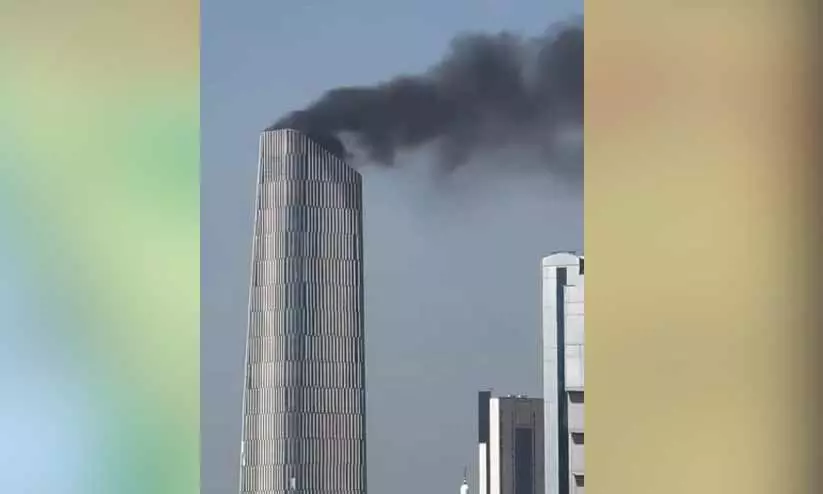 ഷ​ർ​ക്കി​ൽ കെ​ട്ടി​ട​ത്തി​ൽ തീ​പി​ടി​ത്തം