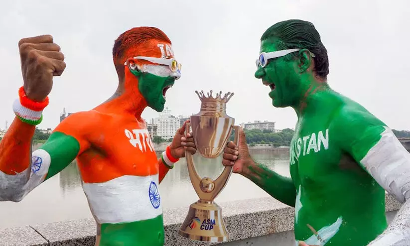 പതാകയും ബാനറും വേണ്ട, അതിര് വിട്ടാൽ ഏഴു ലക്ഷം രൂപ പിഴ, നാടുകടത്തലും ജയിലും പ്രതീക്ഷിക്കാം; ഇന്ത്യ-പാക് മത്സരത്തിന് മുൻപ് മുന്നറിയിപ്പുമായി ദുബൈ പൊലീസ്