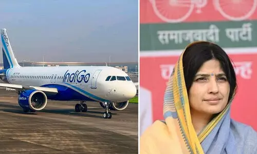 സമാജ്‍വാദി പാർട്ടി എം.പി ഡിംപിൾ യാദവ് കയറിയ വിമാനത്തിന് സാ​ങ്കേതിക തകരാർ; റൺവേയിൽ നിന്നും മാറ്റി