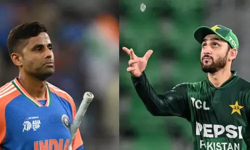 ടോസ് പാകിസ്താന്; ഇന്ത്യയെ ബൗളിങ്ങിനയച്ചു, സഞ്ജു കളിക്കും, പ്ലെയിങ് ഇലവനിൽ മാറ്റമില്ല