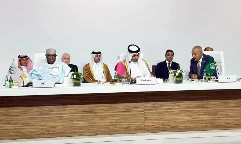 ഇസ്രായേൽ ആക്രമണം: ദോഹ അറബ്-ഇസ്‌ലാമിക് ഉച്ചകോടിക്ക് തുടക്കം