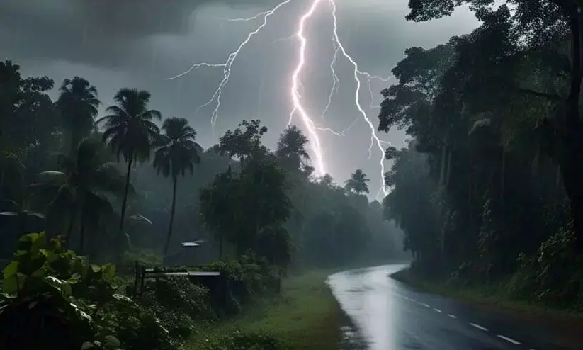 ഇന്ന് ഏഴ് ജില്ലകളിൽ ഒറ്റപ്പെട്ട ശക്തമായ മഴക്ക് സാധ്യത; 10 ജില്ലകളിൽ അടുത്ത മൂന്ന് മണിക്കൂറിൽ നേരിയ മഴയും കാറ്റും