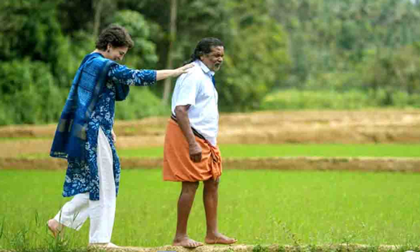 പാടവരമ്പിലൂടെ നടന്നും പാട്ടുകേട്ടും പത്മശ്രീ ചെറുവയല്‍ രാമനൊപ്പം ...