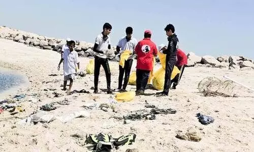 കടലും തീരവും ശുചീകരിച്ച് കുവൈത്ത് ഡൈവ് ടീം