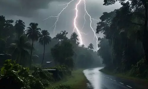 ഇന്നു മുതൽ സംസ്ഥാനത്ത് ഇടിയോടു കൂടിയ മഴക്കു സാധ്യത