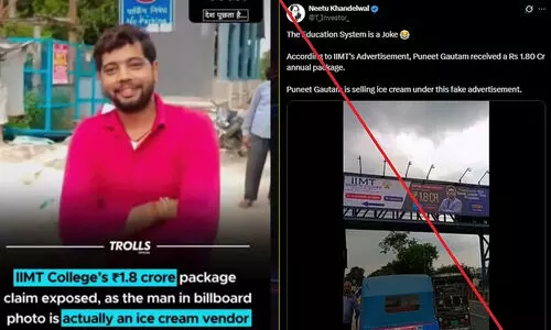 ഐ.ഐ.എം.ടി പൂർവ വിദ്യാർഥിയുടെ ഐസ്ക്രീം വിൽപന; യാഥാർഥ്യമെന്ത്?