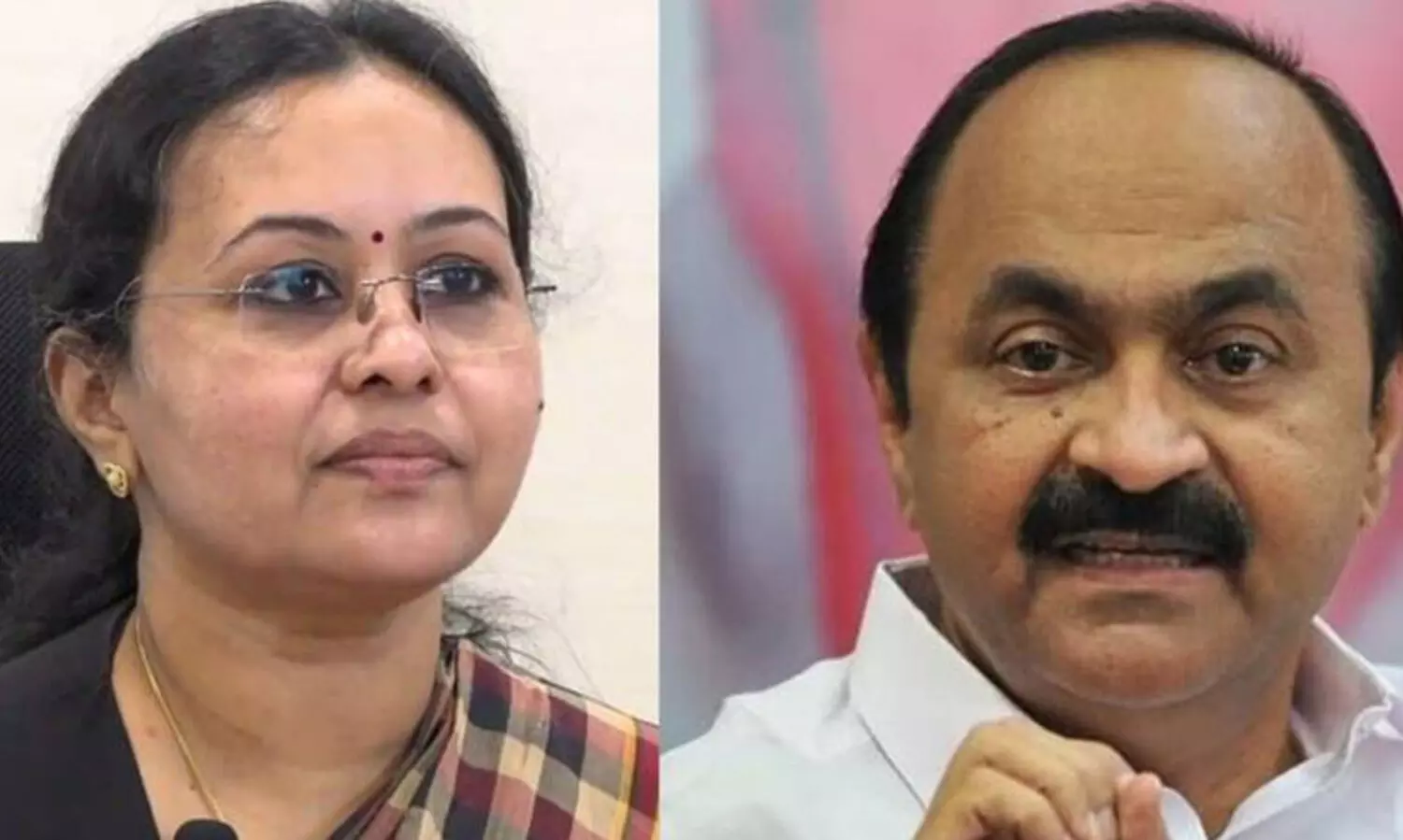 VD Satheesan, Veena George