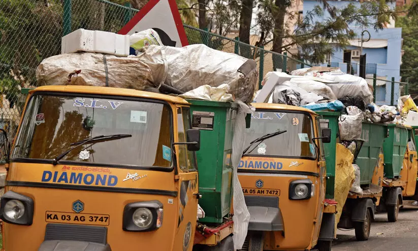 മാ​ലി​ന്യം ന​ല്‍കാ​ത്ത വീട്ടുക്കാർക്ക് നോ​ട്ടീ​സ്