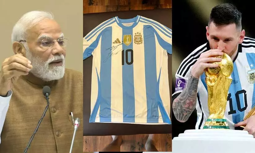 lionel messi narendra modi lionel messi narendra modi