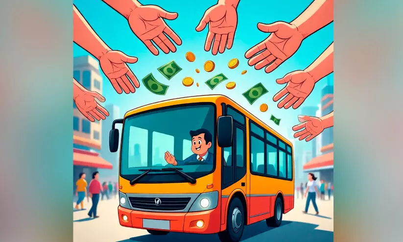 ൈകനിറയെ കാശുമായി കെ.എസ്.ആർ.ടി.സി; 17,67, 618 രൂപയാണ് ഓണത്തിന് കാഞ്ഞങ്ങാട് ഡിപ്പോക്ക് ലഭിച്ച കലക്ഷൻ ൈകനിറയെ കാശുമായി കെ.എസ്.ആർ.ടി.സി; 17,67, 618 രൂപയാണ് ഓണത്തിന് കാഞ്ഞങ്ങാട് ഡിപ്പോക്ക് ലഭിച്ച കലക്ഷൻ