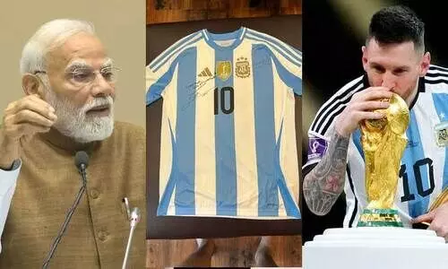 lionel messi narendra modi