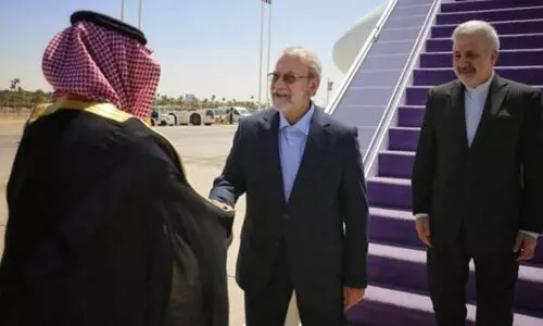 ഇറാൻ സുപ്രീം നാഷനൽ സെക്യൂരിറ്റി കൗൺസിൽ സെക്രട്ടറി റിയാദിലെത്തി ഇറാൻ സുപ്രീം നാഷനൽ സെക്യൂരിറ്റി കൗൺസിൽ സെക്രട്ടറി റിയാദിലെത്തി