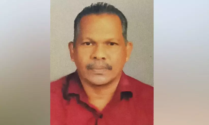 ദേശീയപാതയിൽ വാഹനാപകടത്തിൽ ബൈക്ക് യാത്രികൻ മരിച്ചു