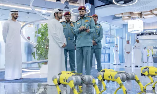 ദുബൈയിൽ തീയണയ്​ക്കാൻ എ.ഐ റോബോട്ട്​