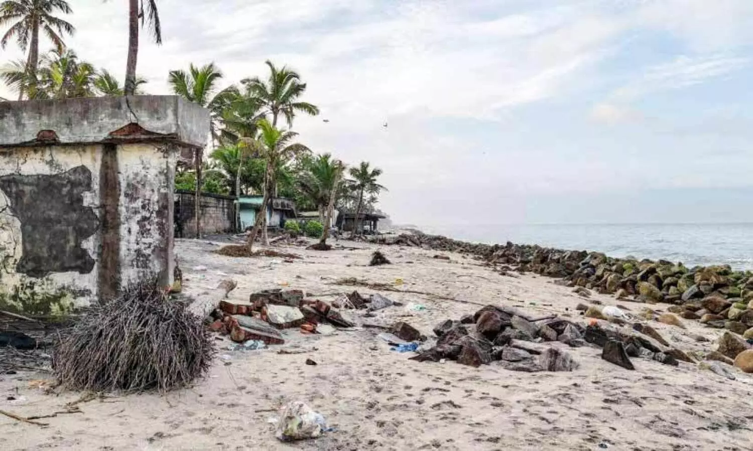 ആറാട്ടുപുഴ കാർത്തിക ജങ്ഷൻ ഭാഗത്ത്​ ജിയോബാഗ് സംരക്ഷണഭിത്തി നിർമാണം ഉടൻ