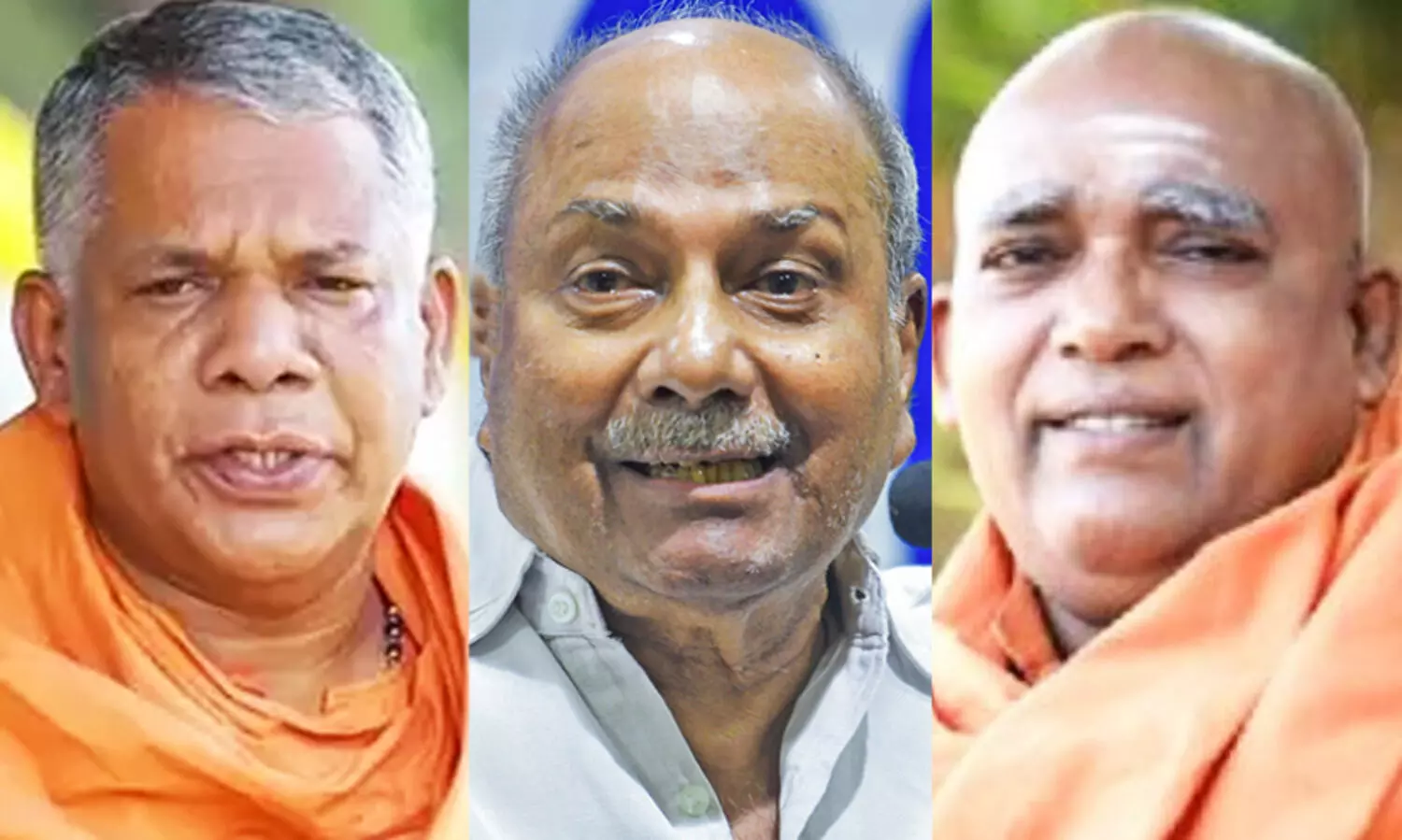 Swami Subhangananda, A.K. Antony, Swami Satchidananda